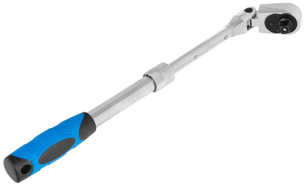 Račňa 3/8" teleskopická s kĺbom, 285-375 mm, GEKO 2