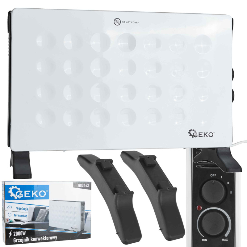 Konvektorový ohrievač s termostatom Modern- 2kW, GEKO