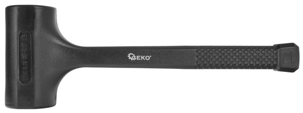 Gumené kladivo bez spätného rázu, priemer 65 mm, hmotnosť 1350 g, GEKO