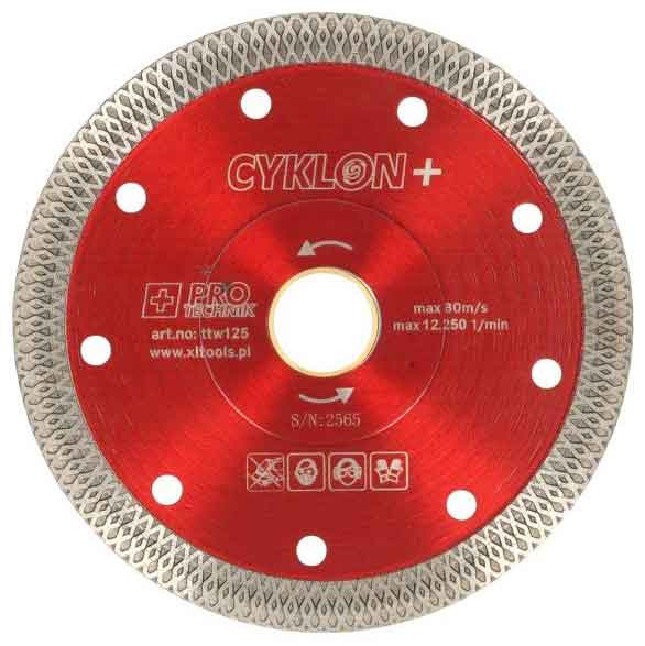 Diamantový kotúč extra tenký 125 x 1,2 x 22,2 mm, CYKLON