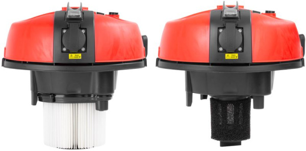 Vysávač Strend Pro K-612D/3300, 30 lit, 1300 W, HEPA filter, priemyselný, funkcia oklep 11