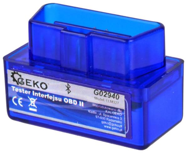 Autodiagnostika ELM 327, rozhranie OBD II, bluetooth, GEKO 3