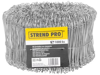 Drôt Strend Pro WGT10, 1.1x180 mm, na viazanie železa, 1000 ks, Zn