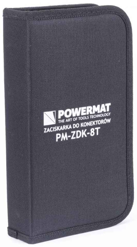 Sada klieští na odizolovanie a lisovanie koncoviek káblov s výmennými čelusťami, POWERMAT 1