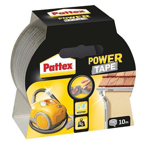 Páska Pattex® Power Tape, lepiaca, 50 mm, L-10 m, strieborná