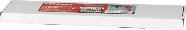 Páskované skrutky Worcraft do sadrokartónu, pre CDIS-S20LiBM, 3,5x25 mm, hrubý závit, bal. 20 pásov, 4