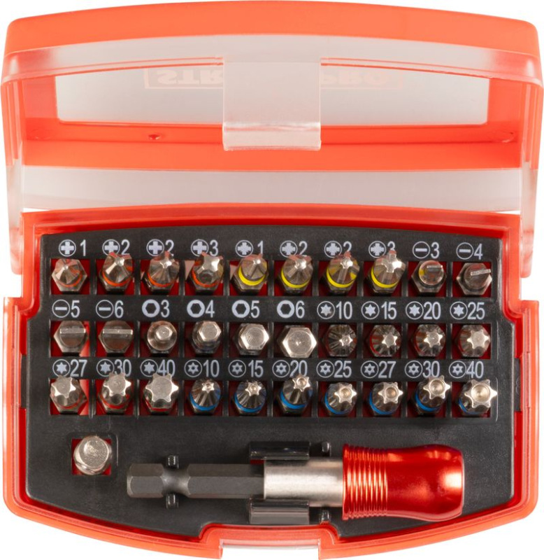 Sada bitov Strend Pro EVE-12083 • 32 dielna, L-25 mm, S2 + držiak bitov 1