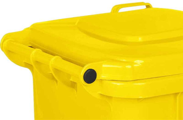 KUKA - nádoba na odpad 120 l, plastová žltá 9