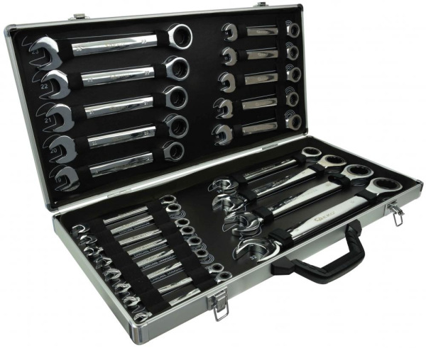 Sada račňových kľúčov 22-dielna, 6 - 32 mm v kufríku, GEKO 2