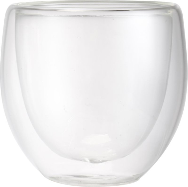 Pohár MagicHome na kávu/čaj, termo s dvojitou stenou, 170 ml, bal. 2 ks