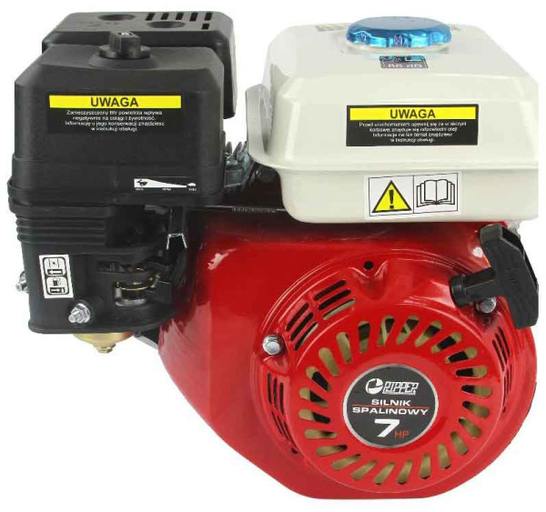 Benzínový štvortaktný spaľovací motor, 223 cm3, výkon 7,0 kW, hriadeľ 19 mm, MAR-POL 1