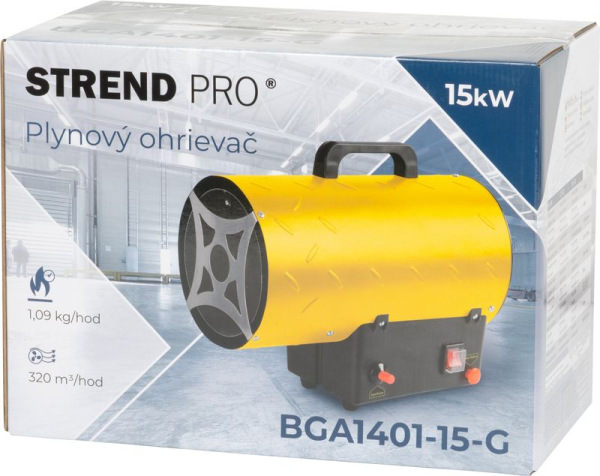 Ohrievač Strend Pro BGA1401-15, 15 kW, plynový 6