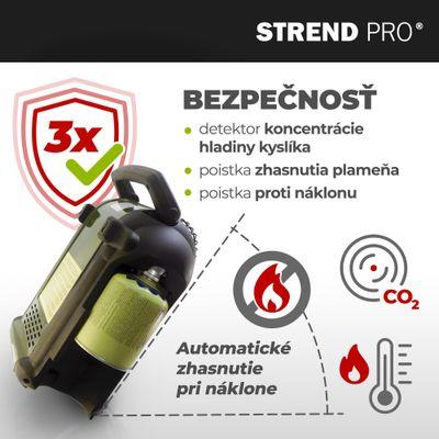 Ohrievač Strend Pro AD037, na kartuš so závitom, kempingový, prenosný, piezo 16