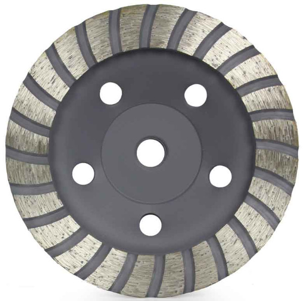 Brúsny diamantový kotúč 125 mm TURBO so závitom M14, na betón, MAR-POL