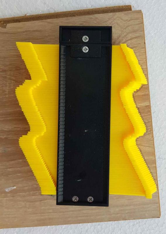 Šablóna na kopírovanie kriviek, ABS 125 mm, PRO-TECHNIK
