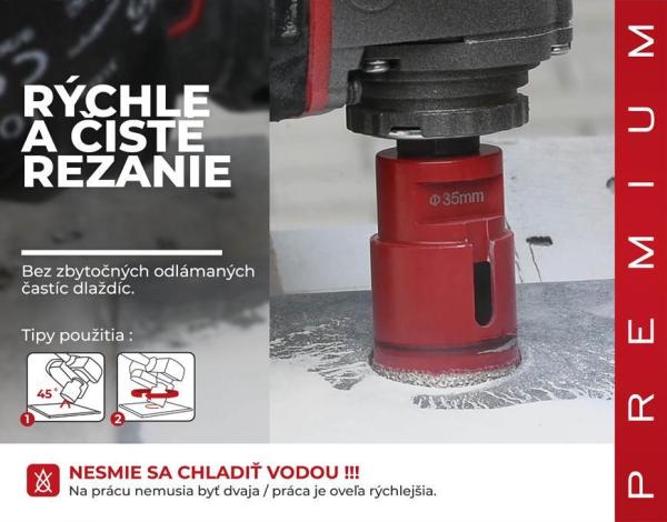 Vyrezávač Strend Pro Premium DCB11, 68 mm, M14, korunka, diamant, professional 4