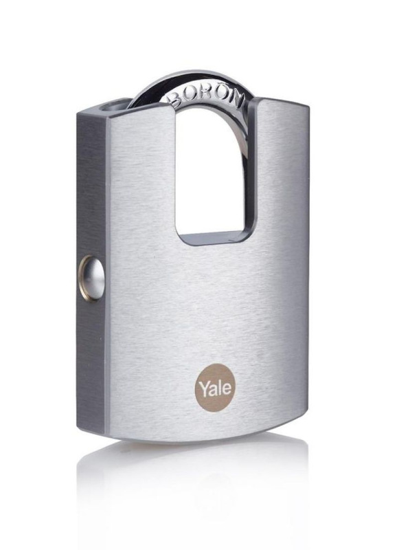 Zámok Yale Y122B/50/123/1, High Security, visiaci, pochrómovaný, 50 mm, 3 kľúče 1