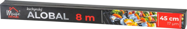 Alobal MagicHome 45 cm, L-8 m, 17 µm, hliníkový, grilovací, EXTRA STRONG 4