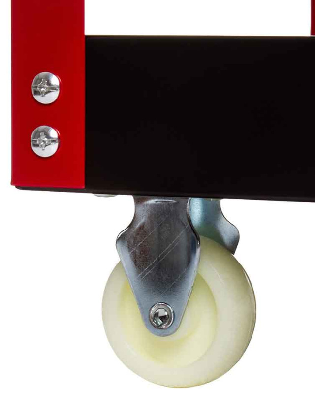 Vozík na náradie s 3 policami na kolieskach a s brzdou, MAR-POL 1