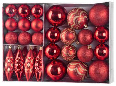 Gule MagicHome Vianoce, sada, 31 ks, červené, na vianočný stromček