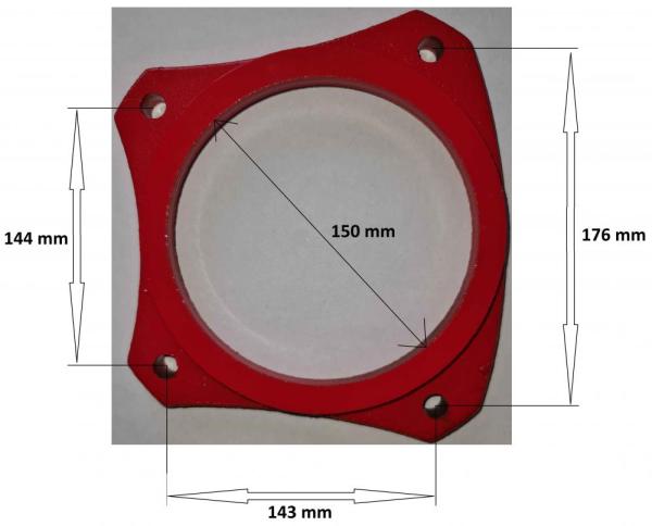 Otočná základová doska k zveráku YORK 125 mm 2