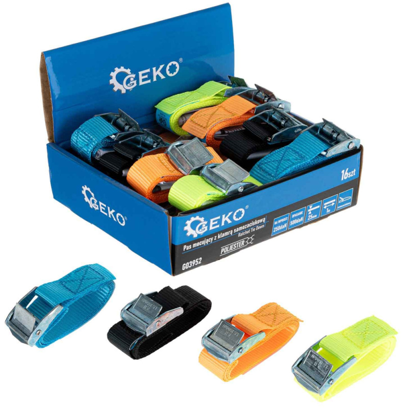 Remeň s prackou 500 kg, 1m x 25mm, GEKO