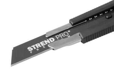 Nôž Strend Pro Premium FD7815, BlackMatt, SoftTouch, 18 mm, odlamovací