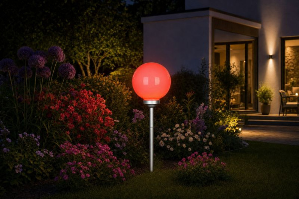 Lampa Strend Pro Rainbow, solárna, 4x farebná LED, 30x73 cm 1