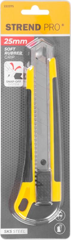 Nôž Strend Pro UK086-25, 25 mm, odlamovací, plastový