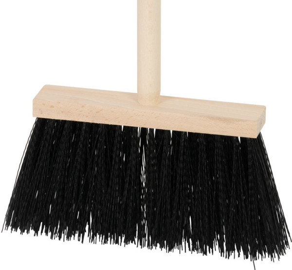 Metla Geco Indust Black WH, 240 mm, priemyselná, čierna, s násadou 1200 mm 1