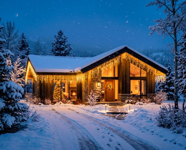 Reťaz MagicHome Vianoce, časovač, 306xLED, teplá biela, 10 funkcií, 12 m, IP44 1