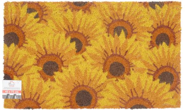 Rohožka MagicHome, pred dvere, Sunflowers, kokos/pvc, 45x75 cm 3