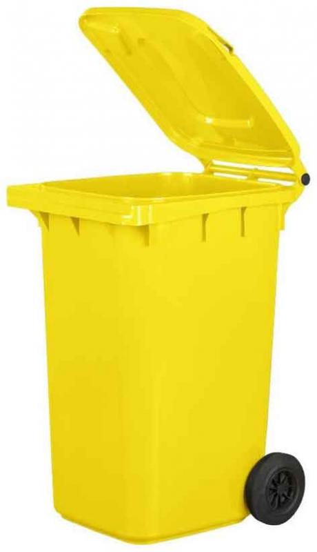 KUKA - nádoba na odpad 240 l, plastová žltá