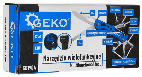 Multifunkčný nástroj SPARK BLACK SURVIVAL SERIES, GEKO 11