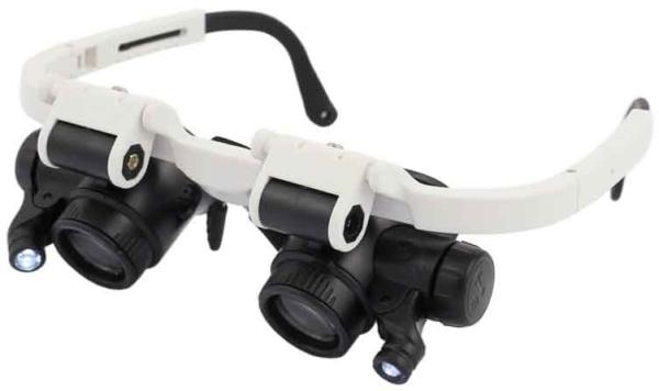 Hodinárske okuliare, LED, zväčšenie 23x, XL-TOOLS