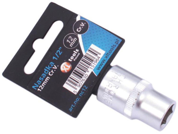 Hlavica nástrčná 1/2" 6HRAN 9 mm, XL-TOOLS