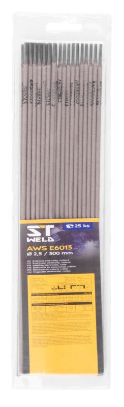 Elektródy ST Weld, AWS E6013, 2,0x300 mm, 25 ks, Rutile