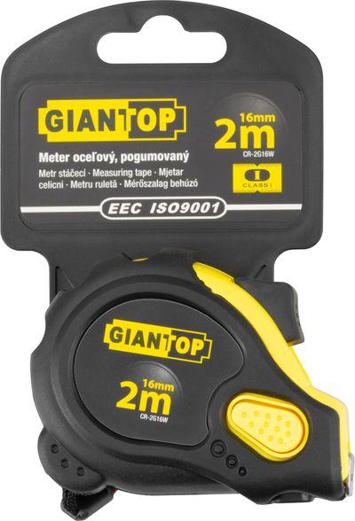 Meter GIANT CR-G16 CE 2 m, zvinovací, pogumovaný 4