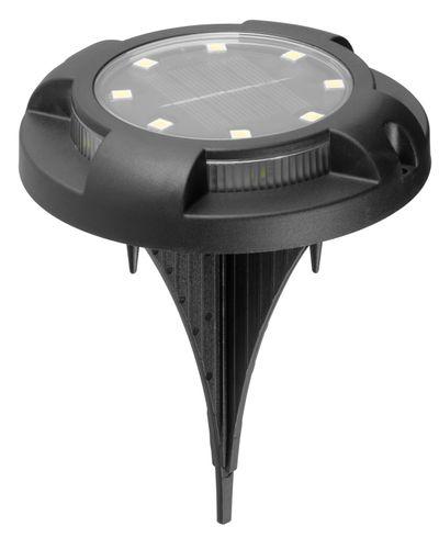 Lampa Strend Pro Strend Pro Crater, 11x14 cm, solárna, 12x SMD LED, AA, 2 ks