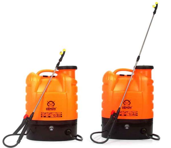 Postrekovač akumulátorový 16 litrový, akumulátor 12V-8Ah, oranžový, MAR-POL