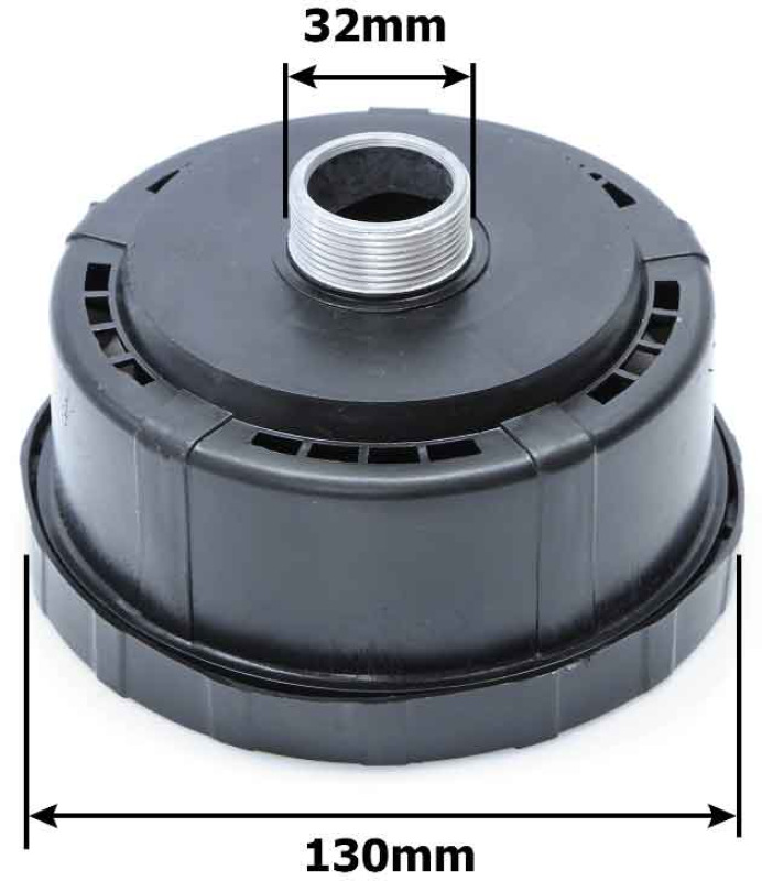 Vzduchový filter do 200 litrových kompresorov , závit M32, priemer 13 cm, MAR-POL