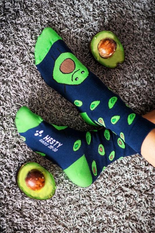 Hesty Socks Veselé ponožky Avokádo 43-46