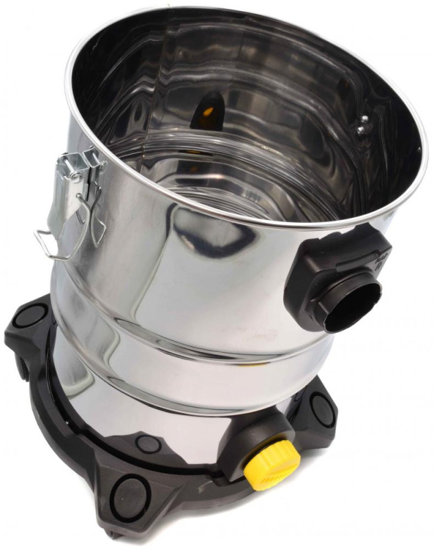 Vysávač priemyselný na sucho a na mokro 25l, so zásuvkou + príslušenstvo, 1800 W, GEKO 20