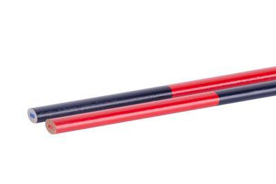 Ceruzka Strend Pro CP0658, tesárska, 175 mm, oválna, červená/modrá tuha, bal. 12 ks