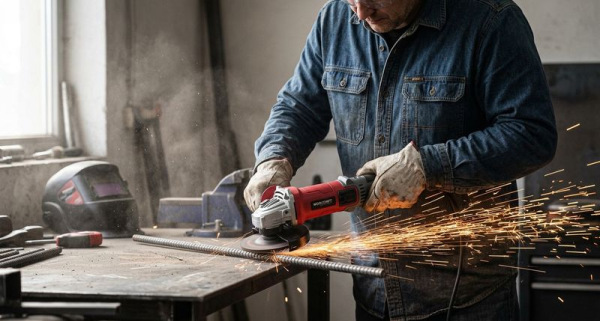 Brúska Worcraft AG14-125S, 1400W, 125 mm, uhlová 1