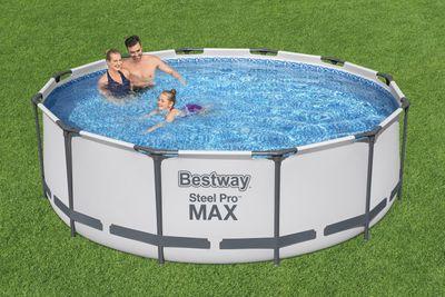 Bazén Bestway® Steel Pro MAX, 56418, kartušová filtrácia, rebrík, 366x100 cm