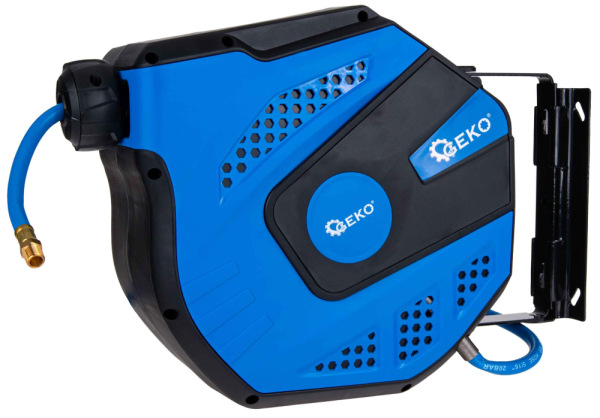 Samonavíjací závesný bubon s hadicou na vzduch, 8 x 12 mm, dĺžka 20 m, GEKO 3