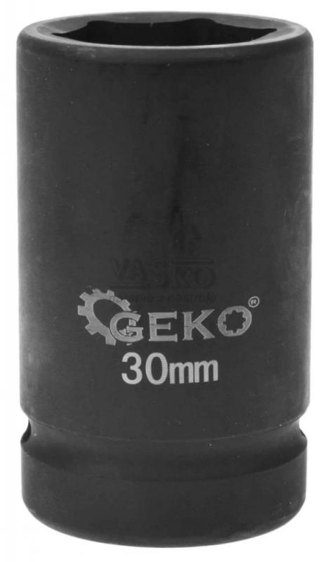 Hlavica nástrčná 6HRAN 1" 30 mm, úderová, GEKO