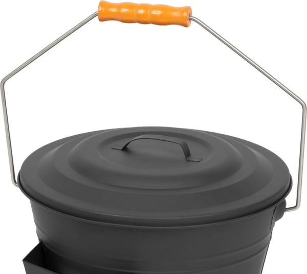 Vedro Strend Pro na popol, s lopatkou, 12 lit., 30x25 cm 3