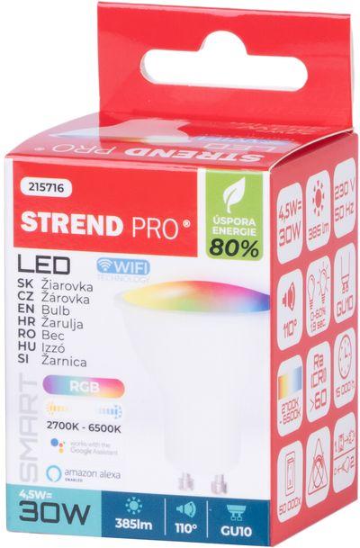 Žiarovka Strend Pro Smart, wifi, mení farby RGB, 5 W, GU10 2